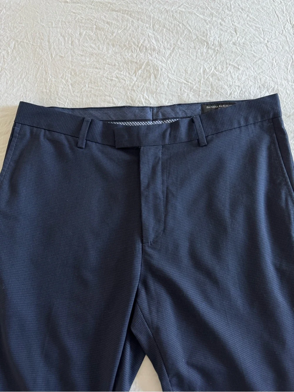 Banana Republic Men's Navy Slim Fit Dress Pants